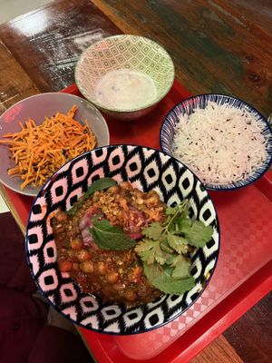 Chickpea Curry  at Spicetrails in Freiburg