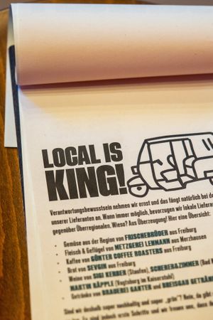 We value regional sourcing! at Spicetrails in Freiburg