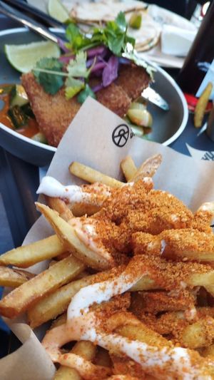 Gunpowder fries at Spicetrails in Freiburg