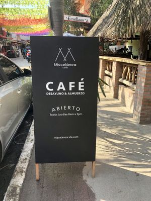 Look out for the sandwich board sign - the cafe is tucked down the side behind Emiliano’s restaurant   at Miscelanea Sayulita in Sayulita