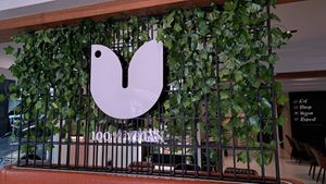 Indoors at Veganerie - Kingkeaw in Bangkok