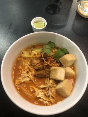 Khao Soi Tofu Noodles   at Veganerie - Kingkeaw in Bangkok