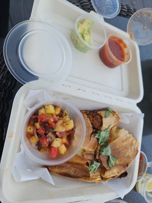 Quesadillas at Veganerie - Kingkeaw in Bangkok