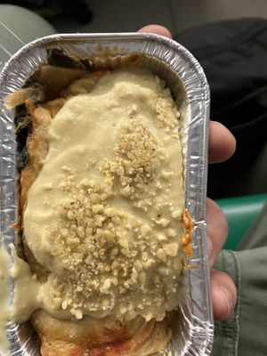 vegan lasagna to go  at Veganerie - Kingkeaw in Bangkok