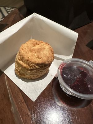 Delicious scone!  at Veganerie - Kingkeaw in Bangkok