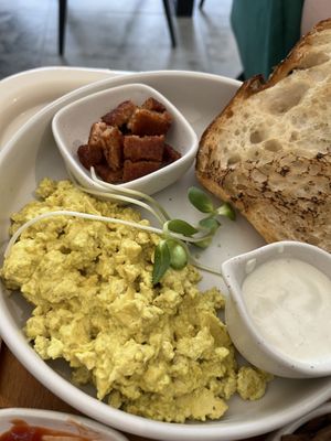 Tofu scramble 👍👍  at Eat.Co in Bangkok