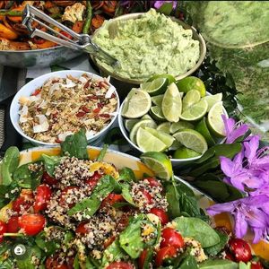 Salads at Fresh Corn Fritters in Parramatta