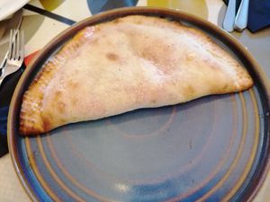 Calzone at Hooper's in Swansea