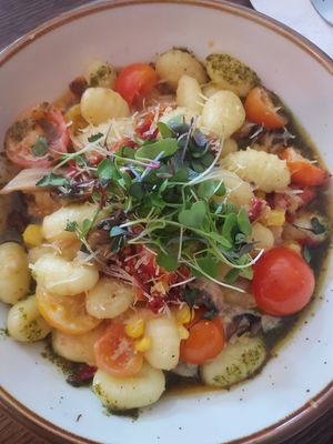 Gnocchi was so creamy and good  at Good Intentions in St Petersburg