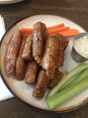 Tofu fries with Thai chili sauce  at Good Intentions in St Petersburg