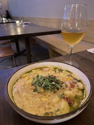 Seasonal Gnocchi. It was DELICIOUS♥️   at Good Intentions in St Petersburg