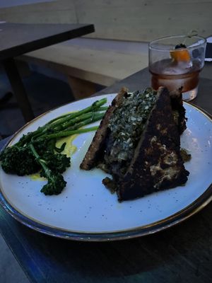 Chimichirri Tempeh. I didn’t like the taste and it’s too oily.   at Good Intentions in St Petersburg