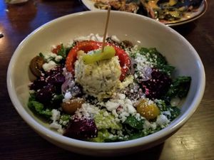 Tarpon Greek salad at Good Intentions in St Petersburg