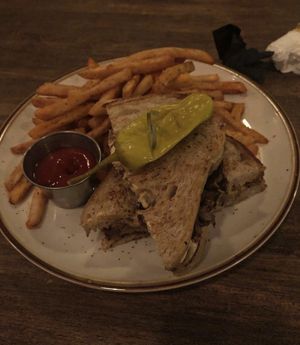 Skyway melt burger   at Good Intentions in St Petersburg