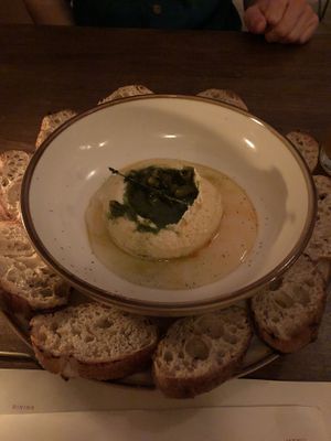 Whipped lemon ricotta   at Good Intentions in St Petersburg