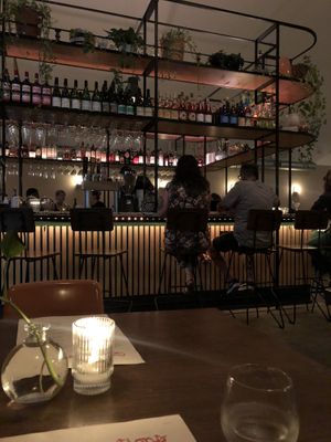 View of bar   at Good Intentions in St Petersburg