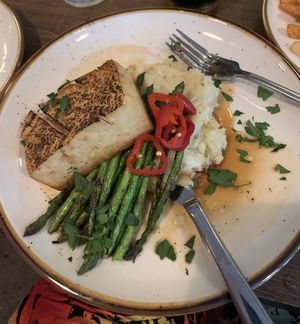 Tofu steak  at Good Intentions in St Petersburg
