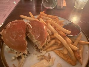 Rodeo burger/Fries  at Good Intentions in St Petersburg