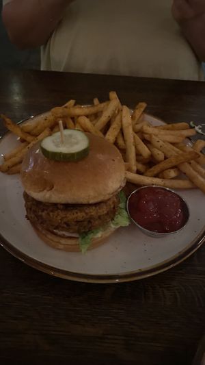 Crusted tofu sandwich   at Good Intentions in St Petersburg