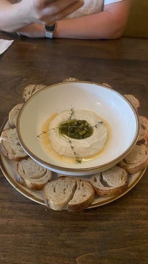 Whipped ricottaa  at Good Intentions in St Petersburg