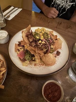 Nachos  at Good Intentions in St Petersburg