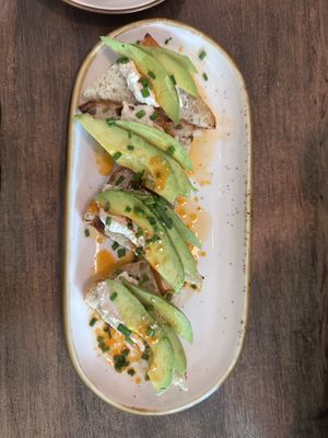 Avocado toastt  at Good Intentions in St Petersburg