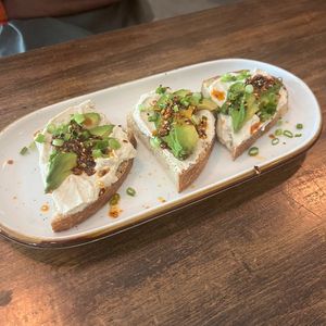 avocado toast at Good Intentions in St Petersburg