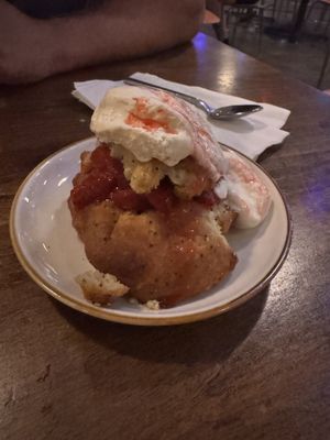 Strawberry shortcake   at Good Intentions in St Petersburg