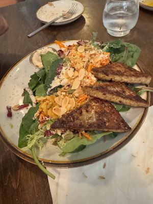 Caesar salad with tempeh   at Good Intentions in St Petersburg