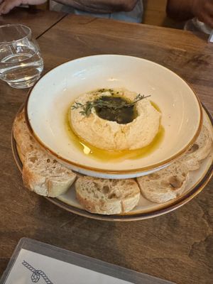 Whipped ricotta   at Good Intentions in St Petersburg