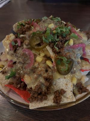 Nachos  at Good Intentions in St Petersburg