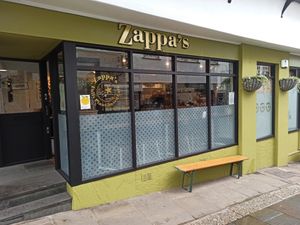 Exterior at Zappa's in Totnes