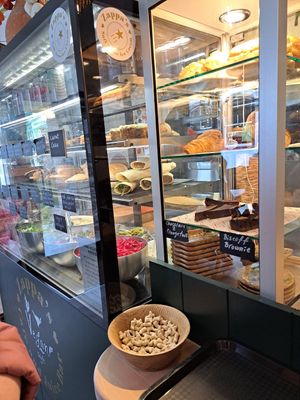 Fridge counter at Zappa's in Totnes