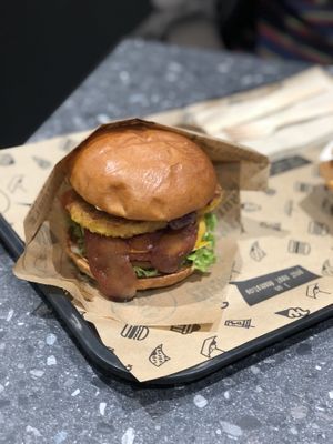 huge one with bacon   at VINCENT - The Playce in Berlin