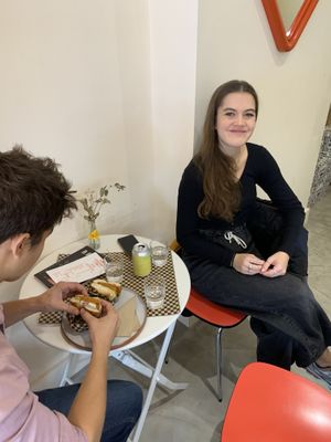 Caprese sandwich  at Third Culture in East London