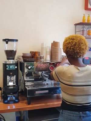 Real cups! at Third Culture in East London