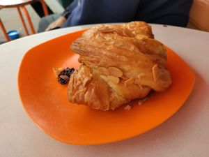 Amazing almond croissant! at Third Culture in East London