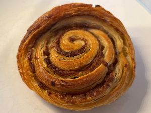 Cinnamon roll  at Third Culture in East London