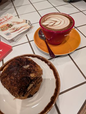Choc croissant at Third Culture in East London