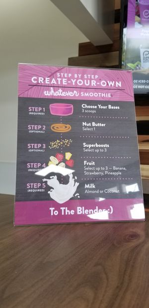 Create your own options at Everbowl in Reno