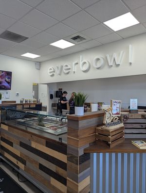 You can see all the toppings and quality as they build your items at Everbowl in Reno
