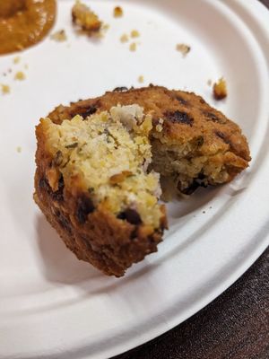 Masala vada (vegan) at Madras Cafe in Appleton