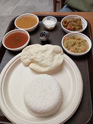 South Indian Thali at Madras Cafe in Appleton