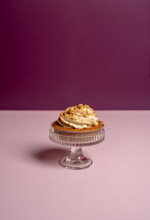 Apricot Crumble Cake at Mayple, Golden Cakes- Maastricht in Maastricht