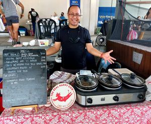 The Real Happy Cow Stall at Good Food Sundays in Mandaluyong