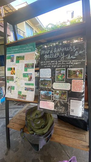 Good Food Community posters  at Good Food Sundays in Mandaluyong