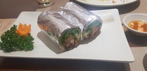 Burrito at Heal & Celeb Vegan Restaurant in Ho Chi Minh City
