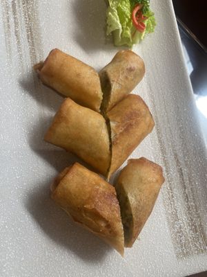 Spring rolls  #Veganuary at Heal & Celeb Vegan Restaurant in Ho Chi Minh City