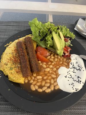 english breakfast   at Mishto Café & Deli in Budapest