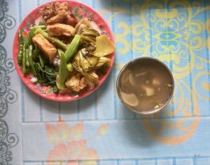 Tasty late lunch on Friday 5 May '17 at Hien Nam in Qui Nhon